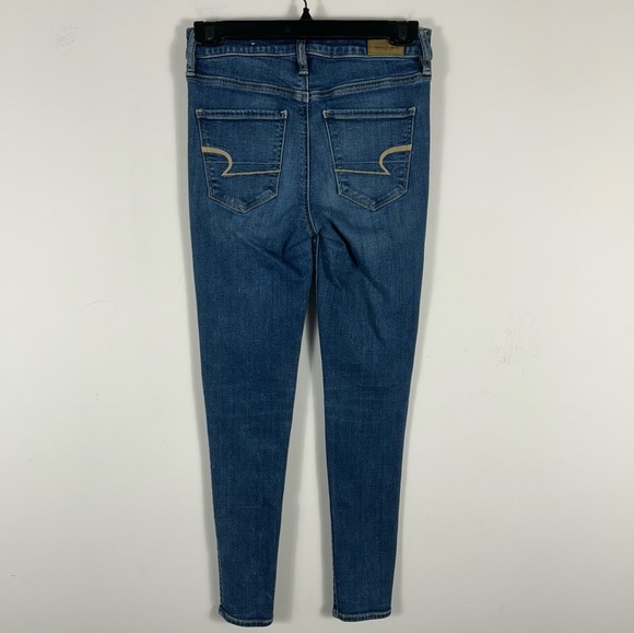 ❤️AE super high rise jegging Blue Denim Women's Jeans 0 - Picture 3 of 10